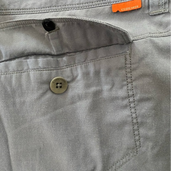 Icebreaker Destiny Wool Cotton Blend Gray Mini Skirt - Picture 5 of 9